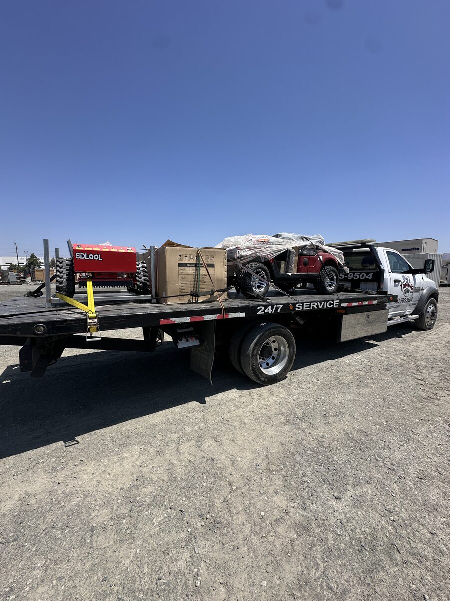 951 Towing flatbed job